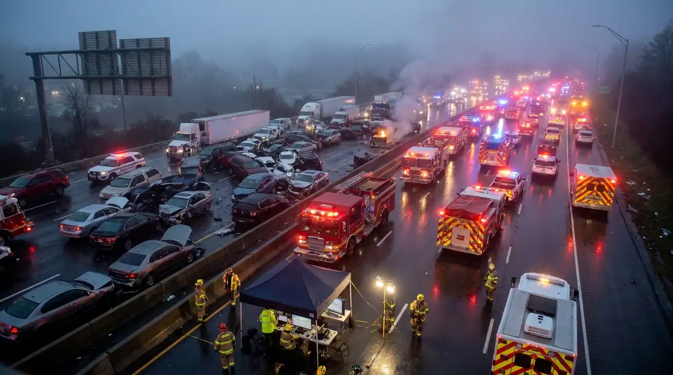 Advanced Scene Management at Multi-Vehicle Pileups